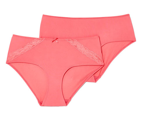 Tchibo - 2 Pantys - Damen - Gr. XL - orange