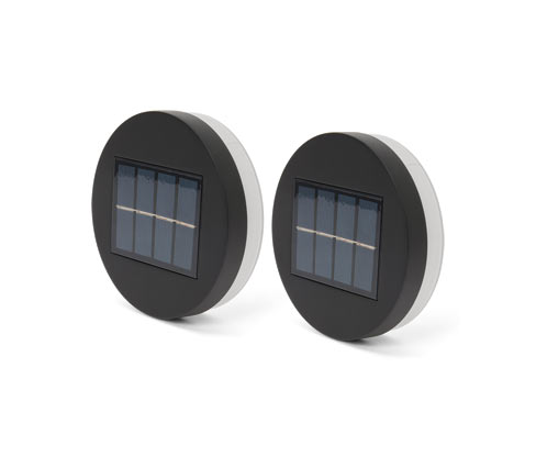 Tchibo - 2 Solar-Wand-und-Stufenlichter - schwarz