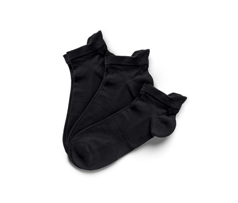 Tchibo - 3 Paar Funktions-Sportsocken - Herren - Gr. 35-38 - schwarz