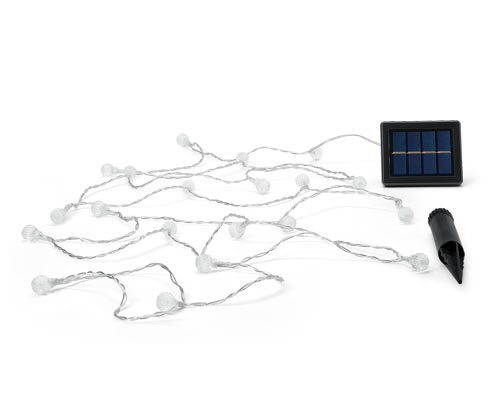 Tchibo - Solar-Lichterkette mit Kugeln - schwarz