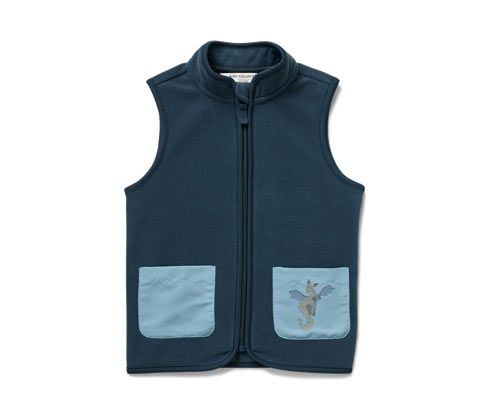 Tchibo - Kinder-Fleeceweste - Jungen - Gr. 98/104 - dunkelblau