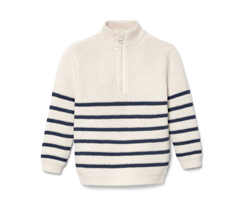 Tchibo - Kinder-Troyer - Herren - Gr. 86/92 - creme