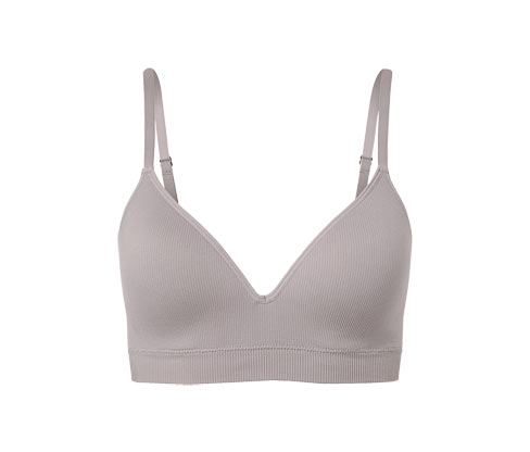 Tchibo - Seamless-Schalen-BH - Damen - Gr. 80C - grau