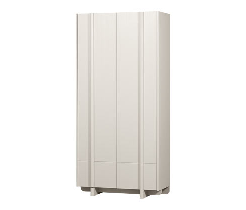 Thumbnail - Tchibo - Woood Lagerschrank »Basu« kiefer dust - 101x46x210cm - weiß - Holz