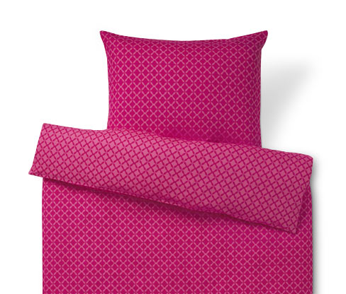 Tchibo - Microfaser-Bettwäsche - rosa