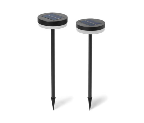 Tchibo - 2 Solar-Steckleuchten - schwarz