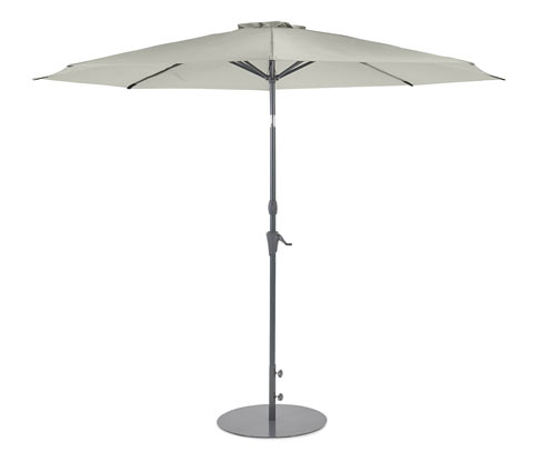 Leco Sonnenschirm* - 153x13,5x13,5cm - anthrazit - Aluminium / Stahl / Fiberglas