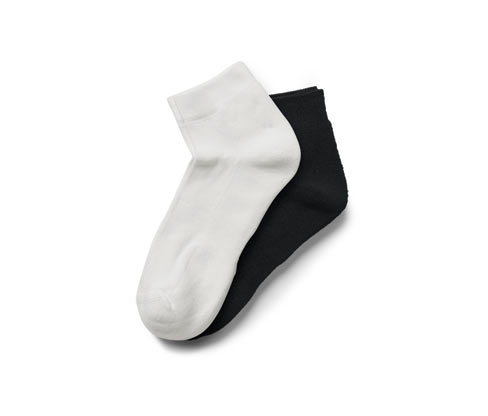 Tchibo - 2 Paar Sportsocken Coolmax® - Herren - Gr. 35-38 - schwarz
