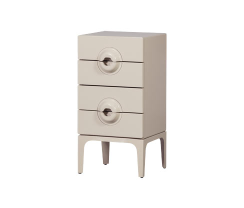 Tchibo - Woood Kommode »Merge« - 44x45x89cm - grau-beige - Eukalyptusholz