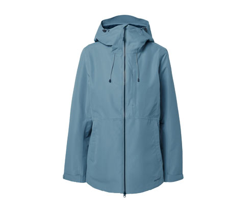 Tchibo - Funktions-Outdoorjacke - Damen - Gr. 40 - graublau