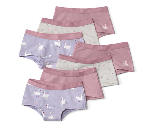 Tchibo - 7 Kinder-Pantys - Mädchen - Gr. 86/92 - creme