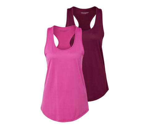 Tchibo - 2 Funktionstops - Damen - Gr. L - pink