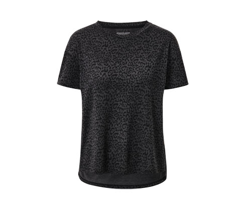 Tchibo - Sportshirt - Damen - Gr. XL - anthrazit/print