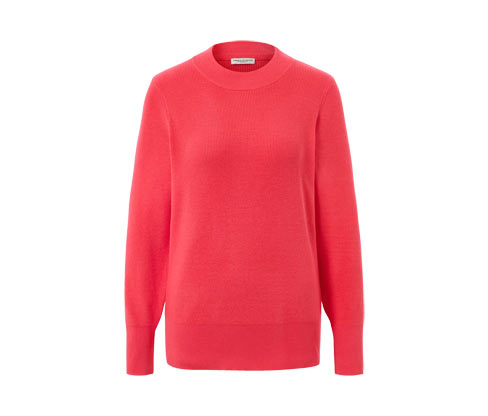 Tchibo - Feinstrickpullover - Damen - Gr. M - koralle