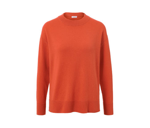 Tchibo - Feinstrick-Pullover mit Cashmere - Damen - Gr. XXL - orange