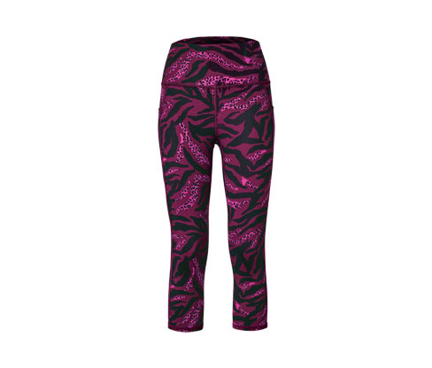Tchibo - 3/4-Sporttight - Damen - Gr. L - mehrfarbig/print