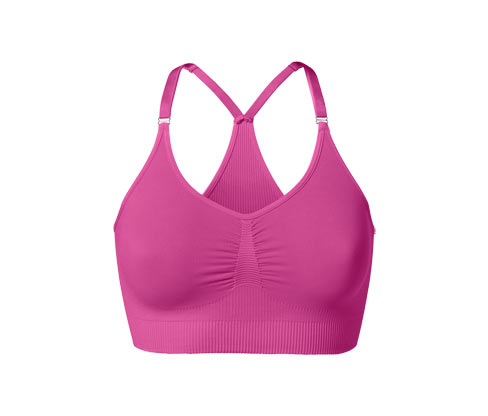 Tchibo - Seamless-Sport-Bustier - Damen - Gr. L - pink