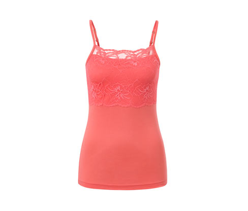 Tchibo - Modal-Hemdchen - Damen - Gr. XL - orange