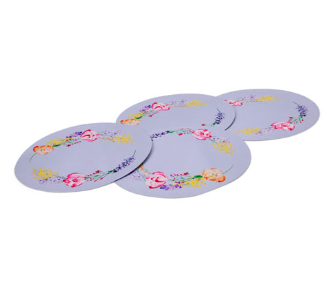 Tchibo - 4 Platzsets - lila