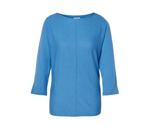 Tchibo - Merino-Feinstrickpullover - Damen - Gr. M - blau