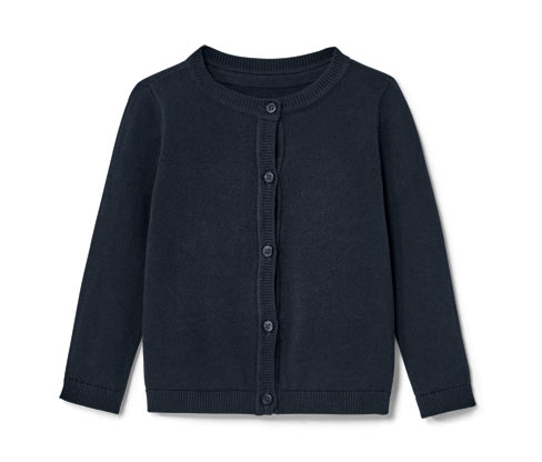Tchibo - Kinder-Strickjacke - Newborn - Gr. 50/56 - dunkelblau