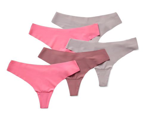 Tchibo - 5 Magic-Cut-Strings - Damen - Gr. XS - braun