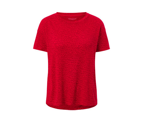 Tchibo - Sportshirt - Damen - Gr. L - rot/print