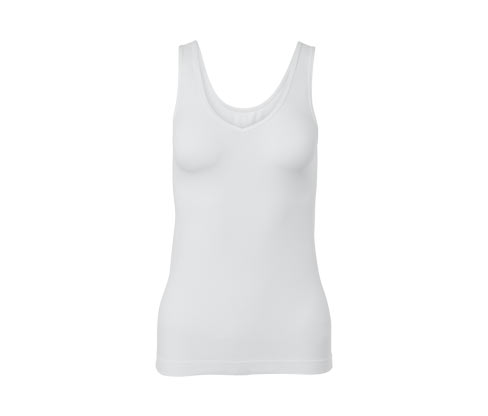 Tchibo - Seamless-Hemdchen - Damen - Gr. XL - weiß