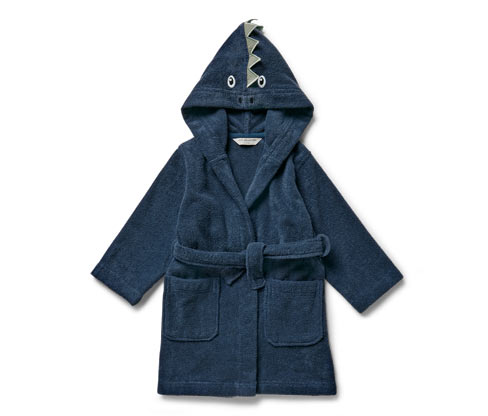 Tchibo - Kinder-Bademantel - Herren - Gr. 86/92 - blau