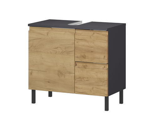 Tchibo - Waschbeckenunterschrank »Salinas« - 60x34x56cm - braun - Holz