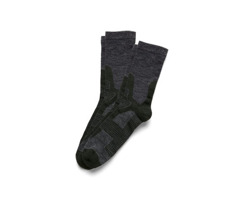 Tchibo - 2 Paar Trekking-Socken mit RWS-zertifizierter Wolle - Herren - Gr. 39-42 - anthrazit