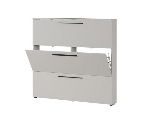 Thumbnail - Tchibo - Schuhschrank »Utah« - 140x129x19cm - schwarz - Holz