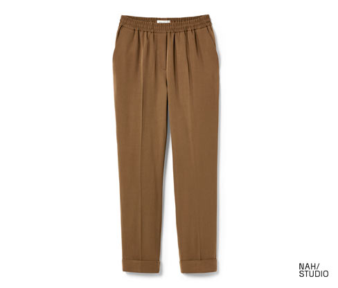 Nah/Studio Wollhose - nachhaltige Merinowolle - Gr. 36 - braun