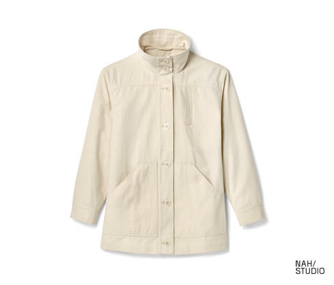 Nah/Studio Parka - ungefärbte Baumwolle - Gr. 38 - ungefärbt