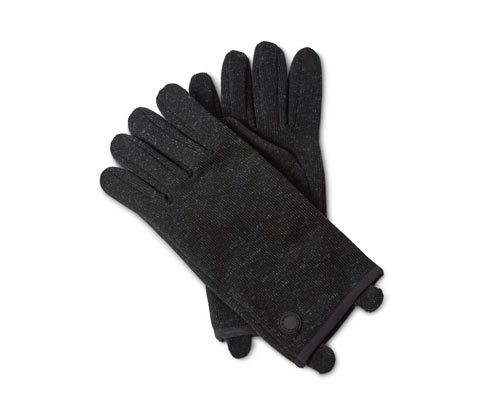 Tchibo - Strickfleece-Handschuhe - Herren - Gr. 7,5 - anthrazit