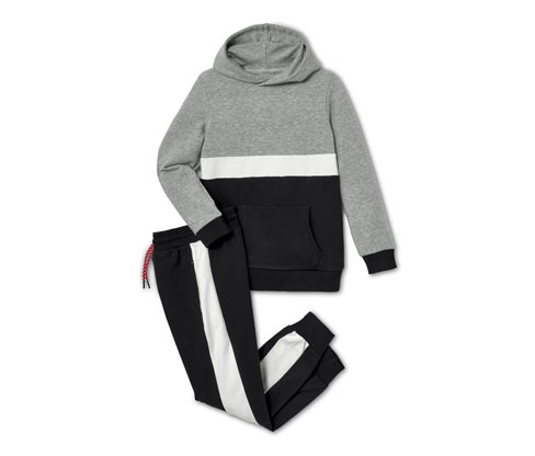Tchibo - Sweat-Kombi - Gr. 122/128 - schwarz