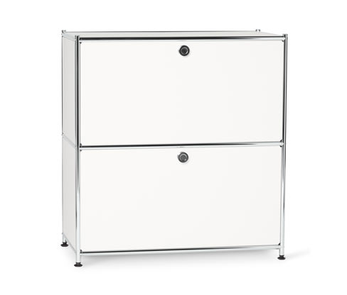 Tchibo - Sideboard Metall »Cn3« - 77x40x83cm - chrom - Stahl / Aluminium / Kunststoff