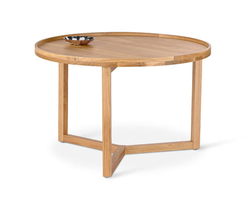 Tchibo - Couchtisch rund - braun