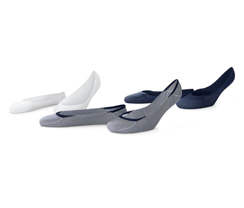 Tchibo - 3 Paar Ballerina-Füßlinge - Damen - Gr. 35-38 - dunkelblau