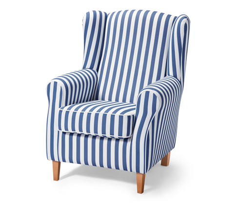 Tchibo - Ohrensessel - 74x78x98cm - braun - Baumwolle / Polyester / Holz