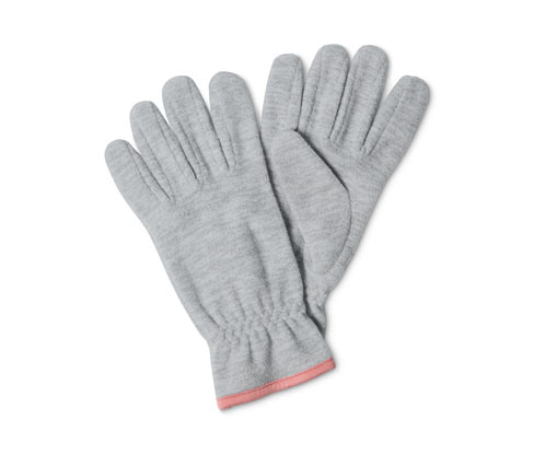Tchibo - Fleece-Handschuhe - Damen - Gr. 6,5 - hellgrau
