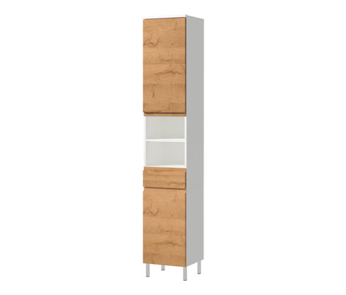 Thumbnail - Tchibo - Hochschrank »Torrance« - 34x34x190cm - braun - Holz / Holz