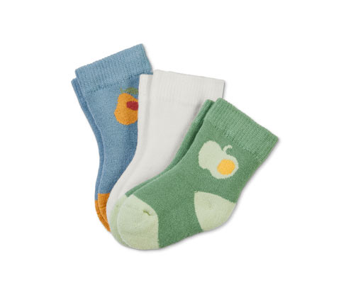 Tchibo - 3 Paar Babysocken - Herren - Gr. 13-15 - beige