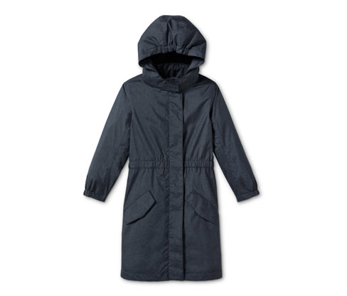 Tchibo - Allwettermantel im Jeans-Look - Mädchen - Gr. 110/116 - dunkelblau