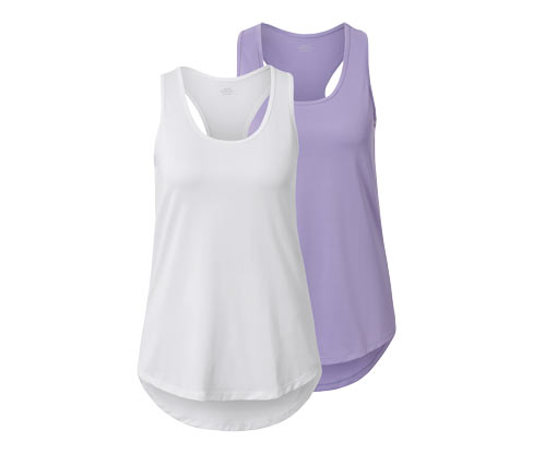 Tchibo - 2 Funktionstops - Damen - Gr. S - lila