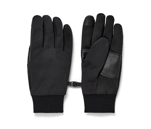 Tchibo - Softshellhandschuhe - Herren - Gr. 9,5 - schwarz