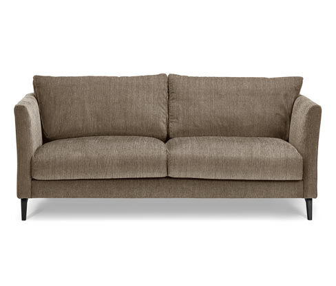 Tchibo - 3-Sitzer-Sofa - 187x95x84cm - schwarz - Polyester / Metall
