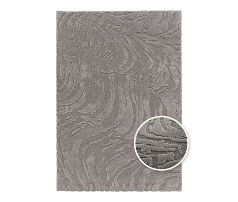 Tchibo - Teppich »Cosmo «Waves - grau