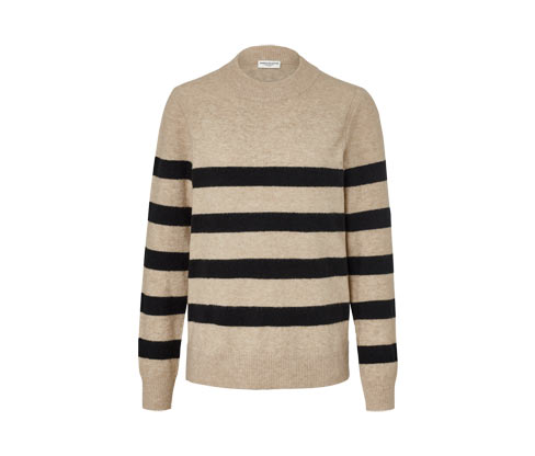 Tchibo - Gestreifter Strickpullover - Damen - Gr. M - schwarz/gestreift