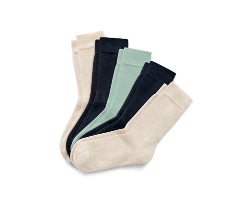 Tchibo - 5 Paar Thermosocken - Damen - Gr. 35-38 - weiß